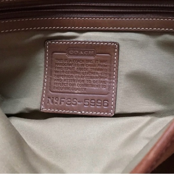 Vintage Coach unisex messenger bag - Picture 2 of 4